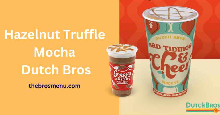 Dutch Bros Hazelnut Truffle Mocha Menu Sept 2025